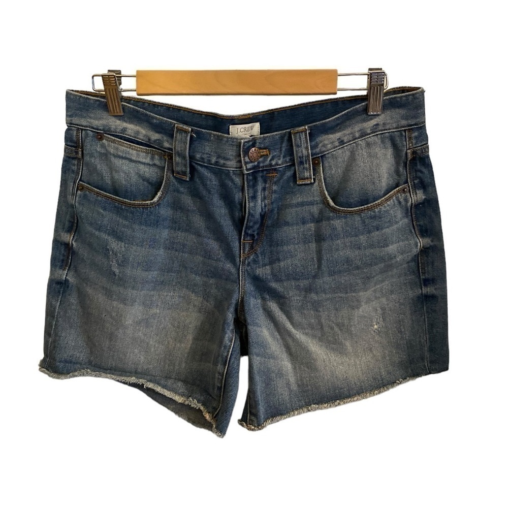 j crew 100% cotton cut off jean shorts basic classic coastal cowgirl western